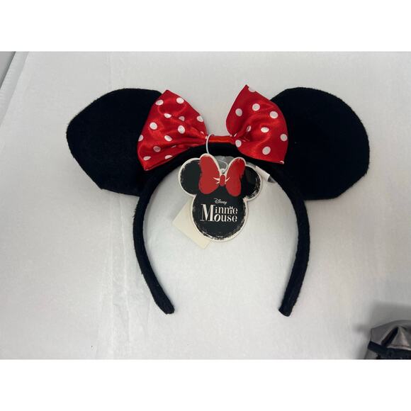 Disney Minnie Mouse Ears Headband & Cosmetic Bag Lot – Official Disney - Picture 3 of 13